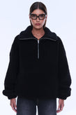 Ena Pelly Winnie 1/4 Zip - Black