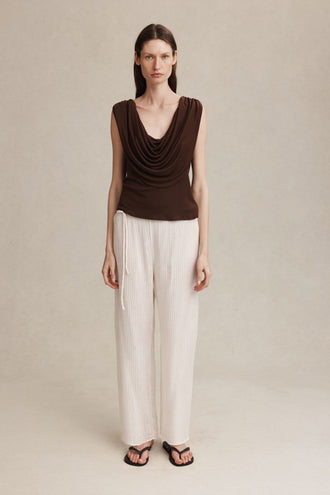 Marle Wini Top - Chocolate