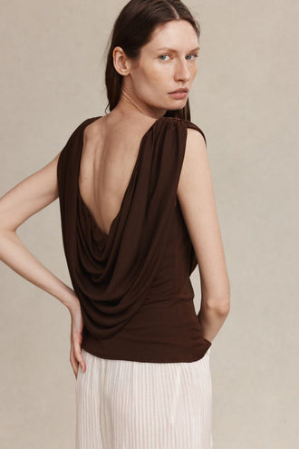 Marle Wini Top - Chocolate