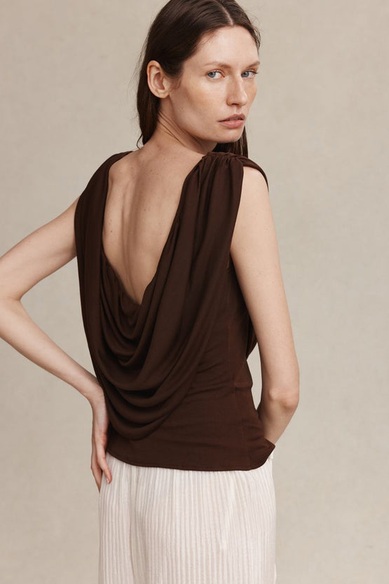 Marle Wini Top - Chocolate