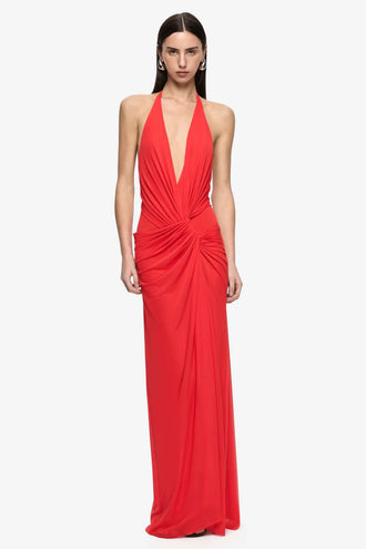 Bec & Bridge Xanthi V Neck Maxi - Flame