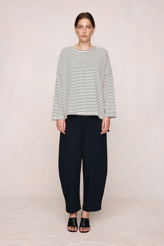 Marle Yelena Tee - Ivory / Black
