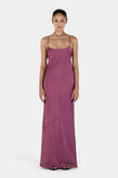Ownley Aurora Bias Dress - Mauve