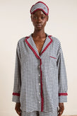 Damson Madder Antonia PJ Set - Navy Gingham