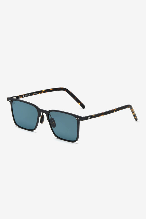 Akila Achilles Sunglasses - Tortoise / Viridian