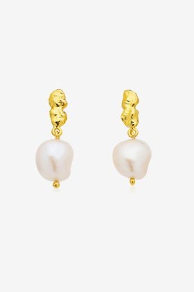 Amber Sceats Adelanto Earrings - Gold