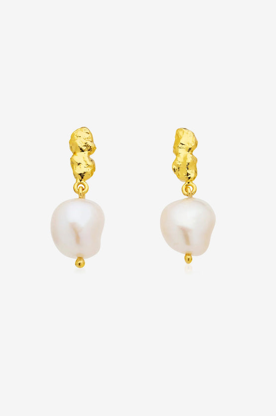 Amber Sceats Adelanto Earrings - Gold