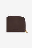 Brie Leon Adie Zip Around Wallet - Chocolate