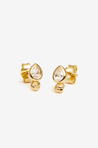 By Charlotte Adore You Stud Earrings - Gold