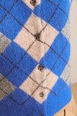 Damson Madder Aggie Vest - Argyle