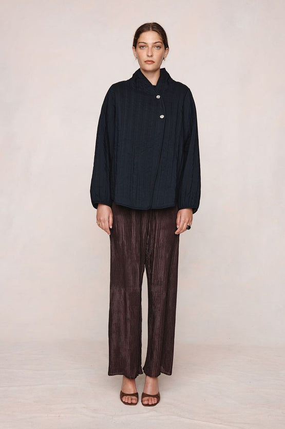 Marle Agnes Jacket - Black/Tapenade