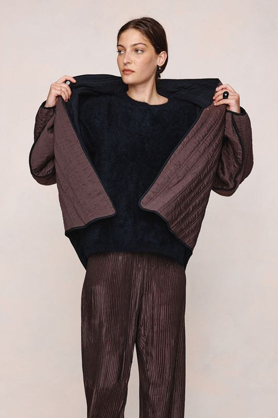 Marle Agnes Jacket - Black/Tapenade
