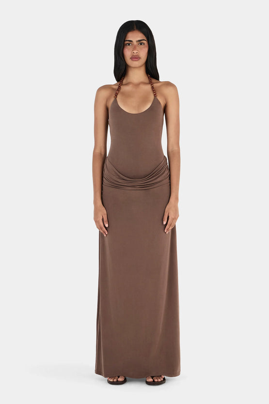 Ownley Alison Maxi Dress - Chocolate