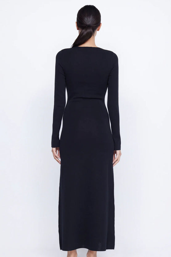 Bec & Bridge Alienor Key Hole Dress - Black