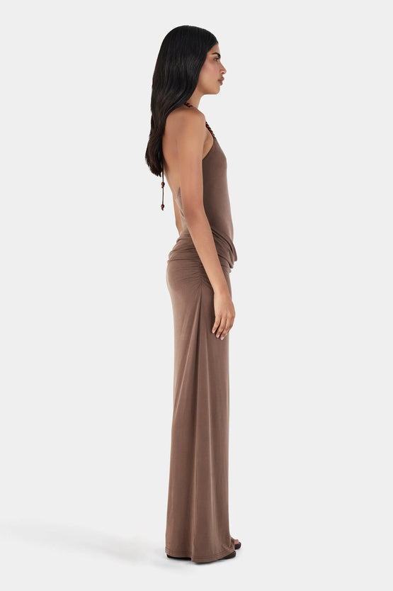 Ownley Alison Maxi Dress - Chocolate