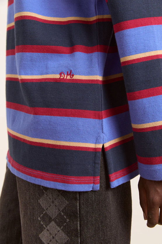 Damson Madder Ali LS Tee - Navy Stripe