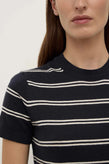 Assembly Allison Stripe Tee - Navy/Cream