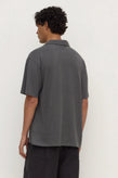 Assembly Alonzo knit Polo - Washed Charcoal