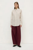 Assembly Amaro Italian Shirt - Merlot/White
