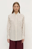 Assembly Amaro Italian Shirt - Merlot/White