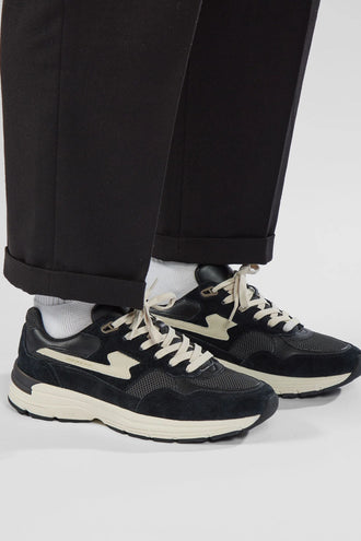 S.W.C Amiel S-Strike Suede Mix - Black