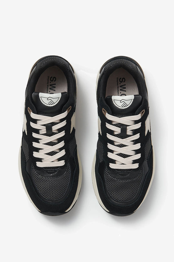 S.W.C Amiel S-Strike Suede Mix - Black