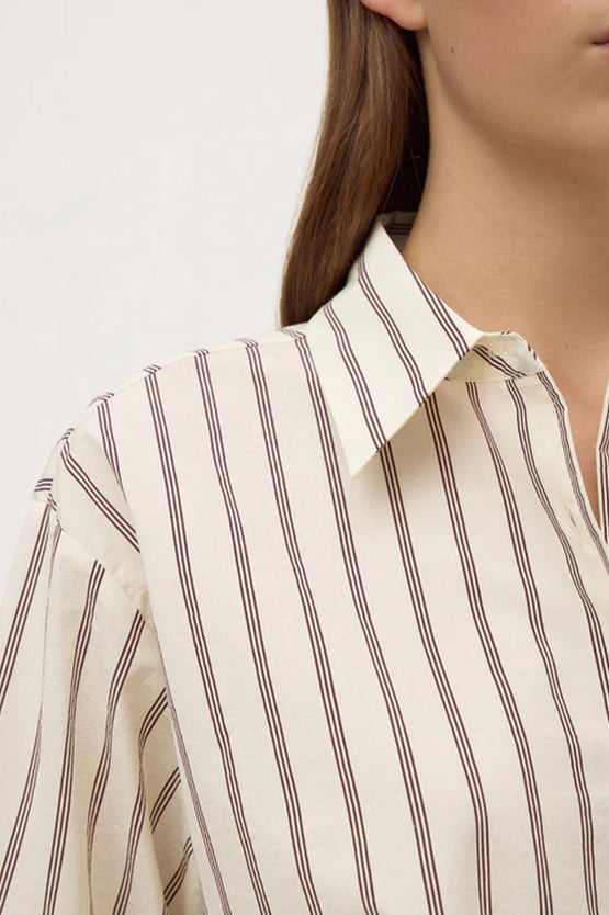 Assembly Amaro Italian Shirt - Merlot/White