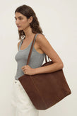 Assembly Paige Suede Tote Bag - Amaro