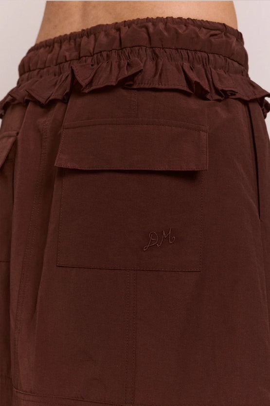 Damson Madder Amber Panel Skirt - Choc