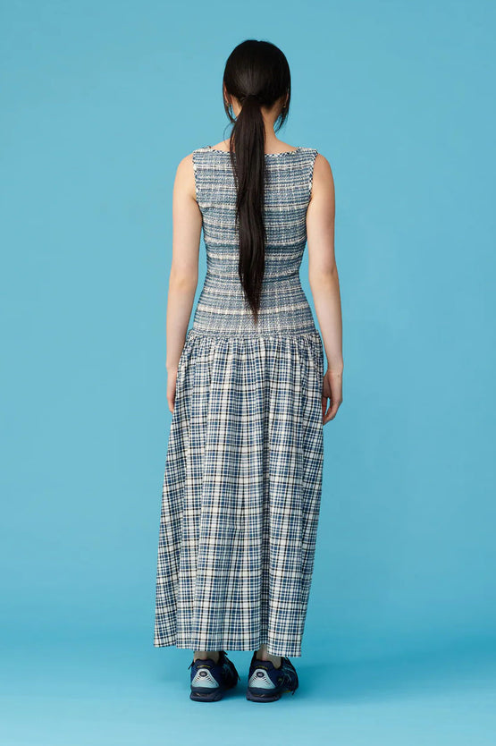 Ruby Anastasia Dress - Navy Gingham
