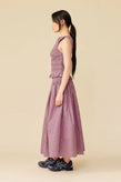 Ruby Anastasia Skirt - Pink Petrol Gingham