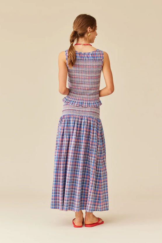 Ruby Anastasia Skirt - Poolside Tartan