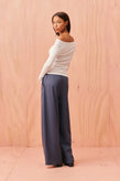 Ruby Andie Suit Pant - Denim Stripe