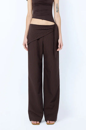 Bec & Bridge Andre Overlay Pant - Choc