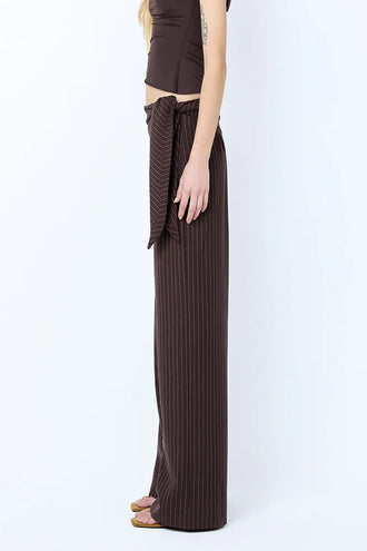 Bec & Bridge Andre Overlay Pant - Choc
