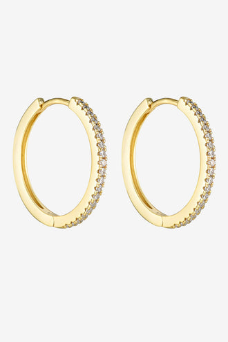 Porter Jewellery Angel Hoops - Gold 20MM
