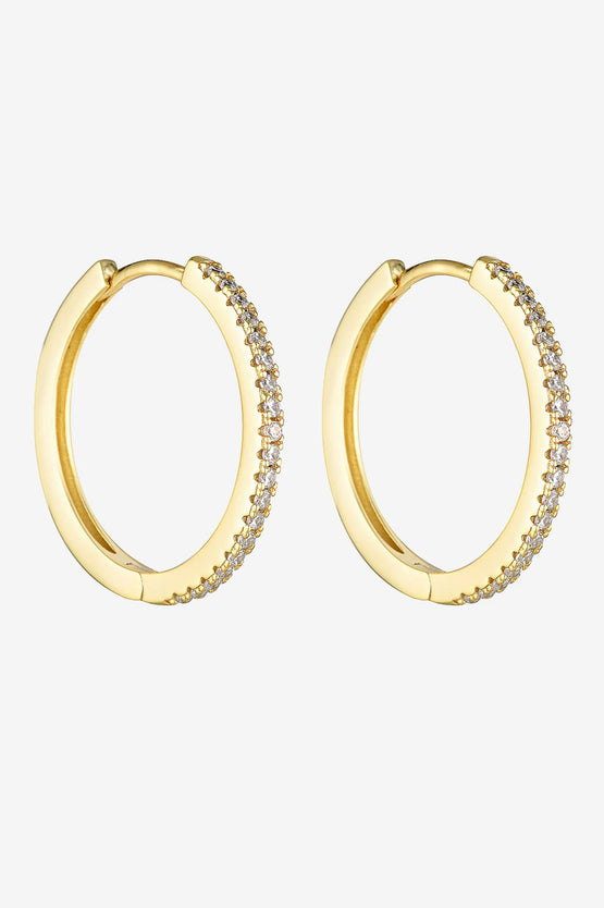 Porter Jewellery Angel Hoops - Gold 20MM