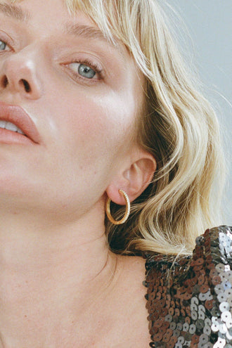Porter Jewellery Angel Hoops - Gold 20MM