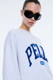 Ena Pelly Anniversary Sweat - White Blue