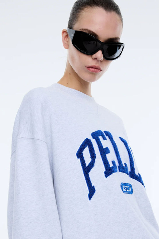 Ena Pelly Anniversary Sweat - White Blue