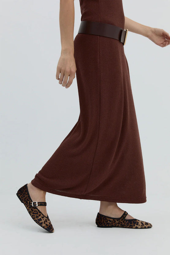 La Tribe Mary Jane Flat - Velvet Animal