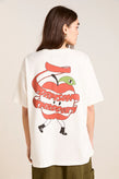 Damson Madder Apple Peel Tee - Ecru