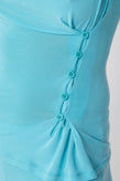 Peachy Den Kylie Button Top - Aqua