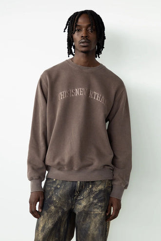 Thisisneverthat Arch Logo Crew - Dark Choc