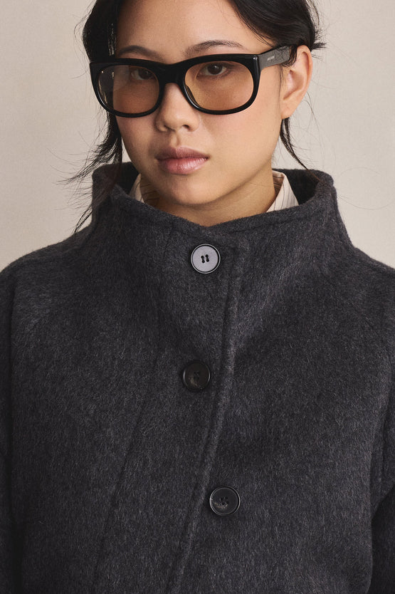 Gracious Arlo Coat - Grey Marle