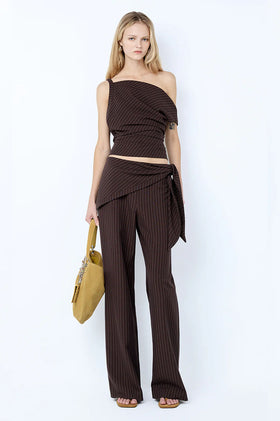 Bec & Bridge Andre Asym Top - Choc