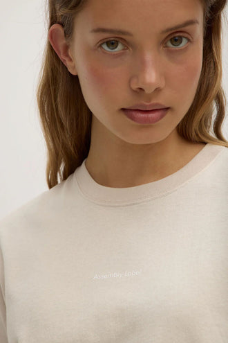 Assembly Atelier Logo Tee - Tapioca
