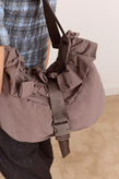 Damson Madder Atticus Buckle Bag - Grey