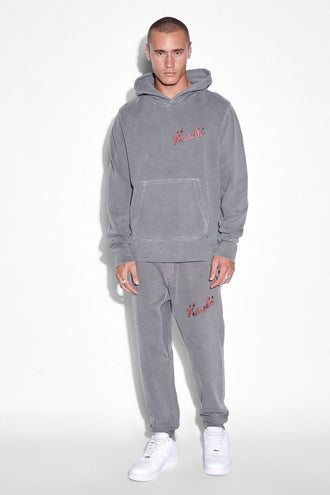 Ksubi Autograph Kash Hoodie - Charcoal