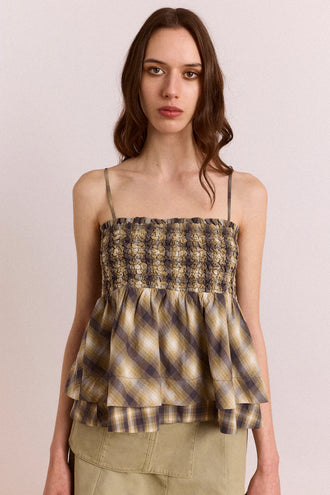 Damson Madder Azalea Cami - Check